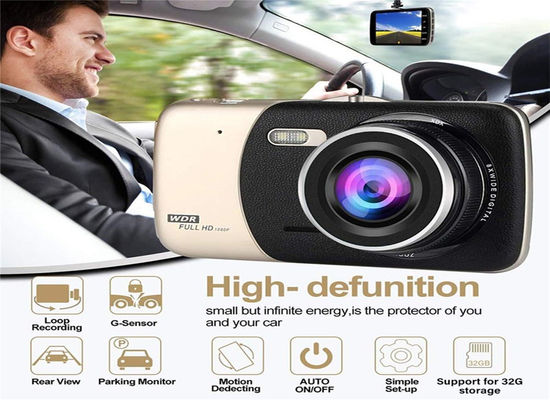 1080P 128GB の出入りするスマートな自動車のダッシュボードによって取付けられるパノラマのダッシュ カム