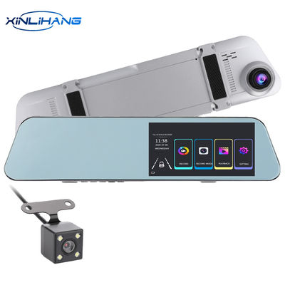 4.5 インチ 1080p 12MP リバース デュアル ビュー ダッシュ カム、内部カメラ付き