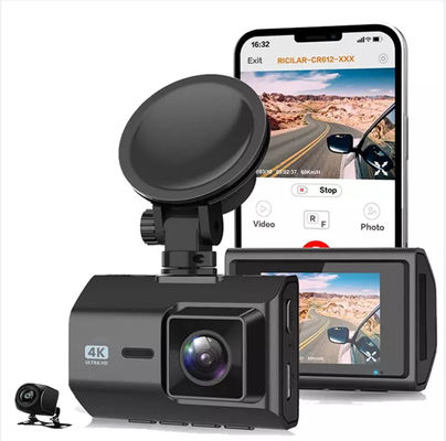 2 インチ IPS デュアル Dashcam WiFi 4K 2K デュアル ソニー IMX335 センサー付き