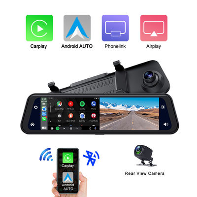 デュアル カム HD1080P Carplay ダッシュボード ブラックボックス ドライブ ビデオ レコーダー 12インチ 2K