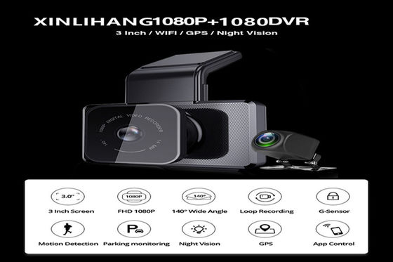3インチRGB USBカービデオカメラFHD 1080P IPSスクリーンオートDVRダッシュカム