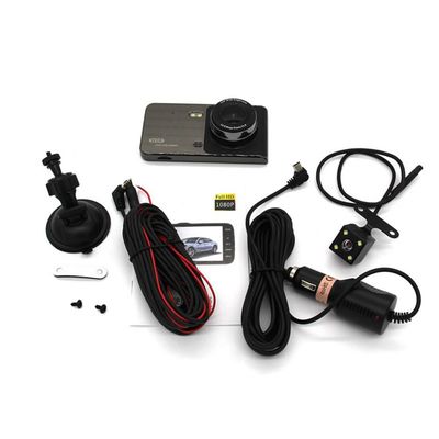 4&quot; 自動車 Bluetooth デュアル カメラ ダッシュ カム DVR 32GB +128GB