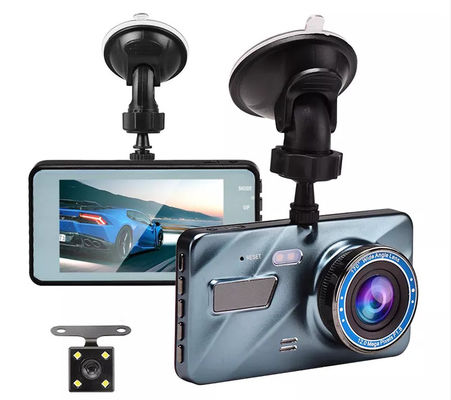 車両 WDR IPS タッチスクリーン ビデオ ダッシュ カム レコーダー ブラックボックス デュアル レンズ