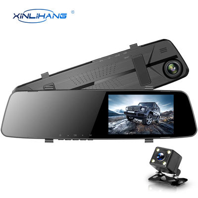 60HZ ブラックボックス リア ミラー ダッシュ カム カー カメラ ドライビング ビデオ レコーダー 1080P