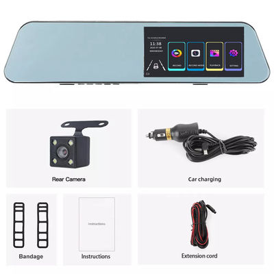 車両用デュアル レンズ ブラックボックス DVR フル HD 1080P 車用カメラ バックミラー