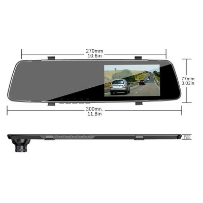 車 DVR ミラー ライブ ビュー ダッシュ カム モーション検出 4.5 インチ