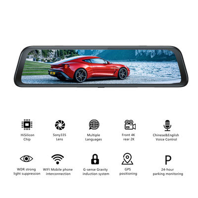 ODM SONY335 DVR 車のダッシュボード カメラ 4K GPS 付き