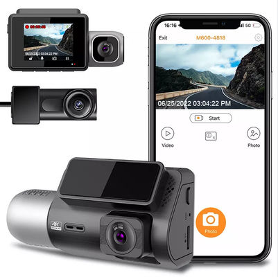 3Channel Dashcam Wifi 4k 2Inch IPS 4g ADAS ミラー ブラックボックス