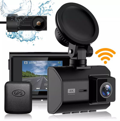 ダッシュ カム バックミラー 4K IMX335 NTK96670 を追跡する車のセキュリティ ダッシュボード Gps