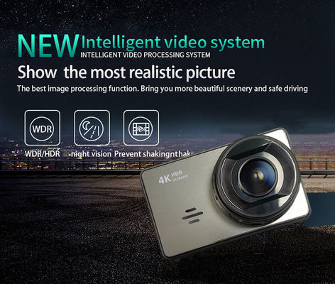 XINLIHANG 3 インチ Hd WIFI セキュリティ 4 K GPS ダッシュ カム カメラ車用デュアル レンズ