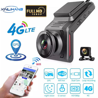 4G WiFi 車 DVR スマート アンドロイド ダッシュ カム GPS リアビュー サポート APP コントロール