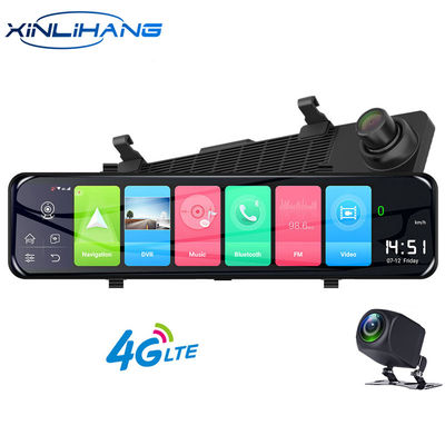バックミラー 車 DVR モーション アクティベート ダッシュカム ビデオ レコーダー FHD1080P デュアル レンズ