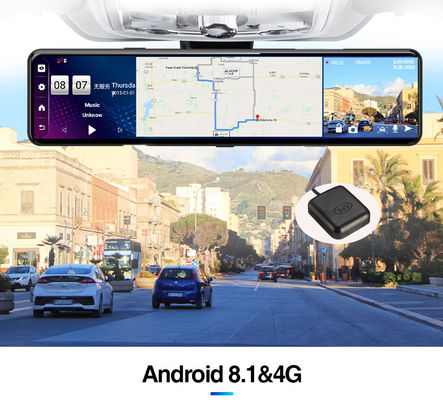 FHD1080P デュアル ワイヤレス ダッシュボード カメラ ミラー マウント ダッシュ カム IPS スクリーン