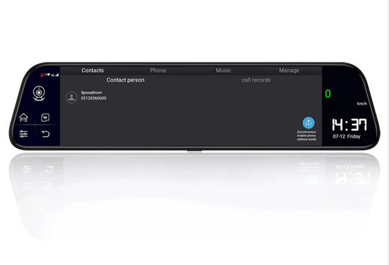 12インチのタッチスクリーン4Gの監視無線ダッシュボードのカメラの前部および後部
