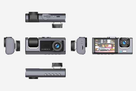 3 レンズ自動車車 DVR カメラ ビデオ レコーダー HD 1080P フロント リア インサイド