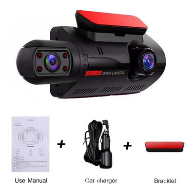 車のリアビュー ブラックボックス DVR ダッシュ カム デジタル カー ビデオカメラ ダッシュボード 3レンズ 1080p