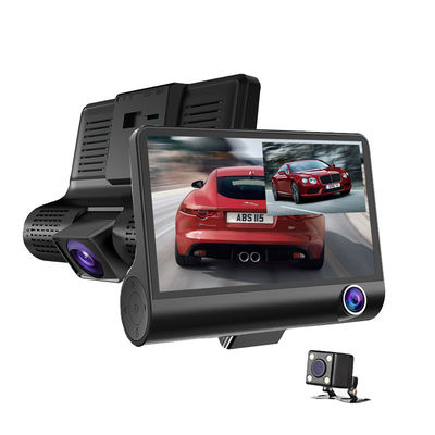 3 つの防犯カメラが付いている 4 インチ IPS スクリーンのカメラ車のビデオカメラ FHD 1080p DVR