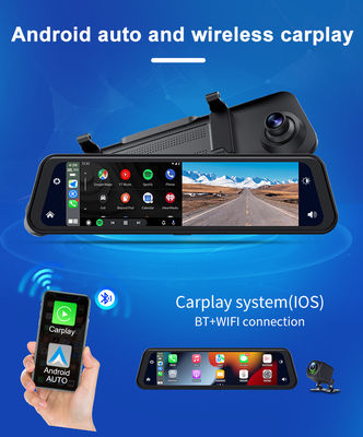 アンドロイド Auto ドライブレコーダー Carplay リバースカメラ フロント 2K+バック 1080P