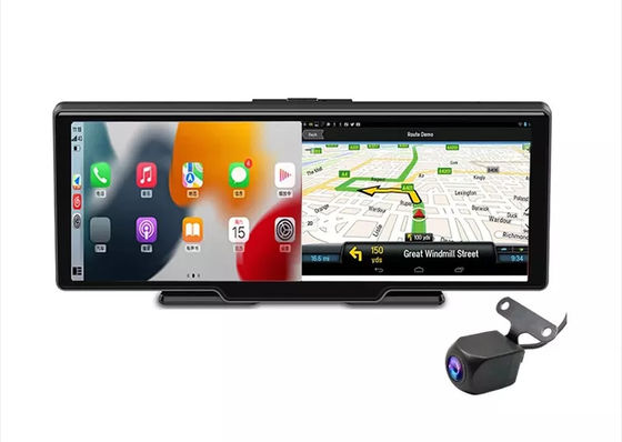 デュアル レンズ HD1080P アンドロイド Mp5 Carplay DVD プレーヤー 10 インチ タッチ スクリーン 2.5K