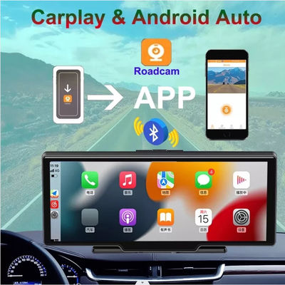 デュアル レンズ HD1080P アンドロイド Mp5 Carplay DVD プレーヤー 10 インチ タッチ スクリーン 2.5K