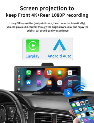 4K Android Auto ADAS WiFi ダッシュカム AUX FM GPS 10.26 インチ 車 DVR CarPlay