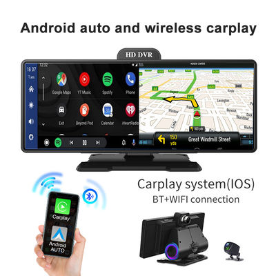 4K 10.26インチ 車 DVR Android Carplay ダッシュボード 自動 ADAS WiFi ダッシュカム